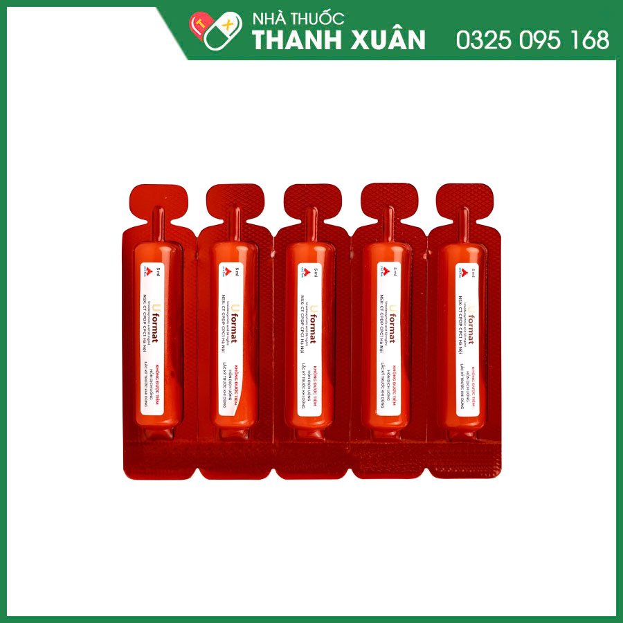 Uformat thuốc điều trị xơ gan mật, rối loạn gan mật, các bệnh gan ứ mật mạn tính